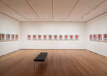 Installation view of Andy Warhol: Campbell's Soup Cans and Other Works, 1953–1967. Photo: Jonathan Muzikar. © 2015 The Museum of Modern Art, New York