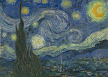 Vincent van Gogh. The Starry Night. 1889. Oil on canvas, 29 x 36 1/4" (73.7 x 92.1 cm). The Museum of Modern Art, New York. Acquired through the Lillie P. Bliss Bequest