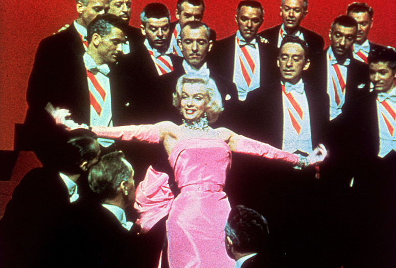 Gentlemen Prefer Blondes. 1953. USA. Directed by Howard Hawks. Courtesy Twentieth Century Fox