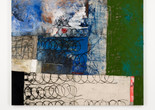 Oscar Murillo. 7+. 2013–14. Oil, oil stick, spray, and graphite on canvas and linen, 82 1/2 × 82 1/2" (209.6 × 209.6 cm). Courtesy the artist and David Zwirner, New York/London and Carlos/Ishikawa, London. Photo: Matthew Hollow