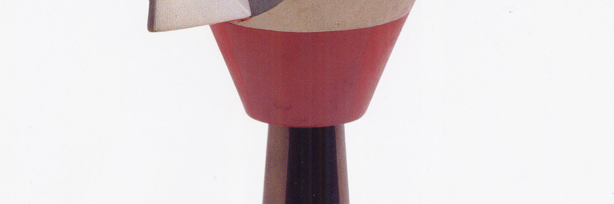 Sophie Taeuber-Arp. Untitled (Dada Head). 1920. Oil on turned wood, h. 11 9/16″ (29.4 cm). Centre Pompidou, Musée national d'art moderne-Centre de création industrielle, Paris. Purchase, 2003. CNAC/MNAM/Dist. Réunion des Musées Nationaux/Art Resource, NY. © 2006 Sophie Taeuber-Arp/Artists Rights Society (ARS), New York/VG Bild-Kunst, Bon