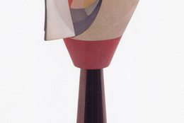 Sophie Taeuber-Arp. Untitled (Dada Head). 1920. Oil on turned wood, h. 11 9/16″ (29.4 cm). Centre Pompidou, Musée national d'art moderne-Centre de création industrielle, Paris. Purchase, 2003. CNAC/MNAM/Dist. Réunion des Musées Nationaux/Art Resource, NY. © 2006 Sophie Taeuber-Arp/Artists Rights Society (ARS), New York/VG Bild-Kunst, Bon