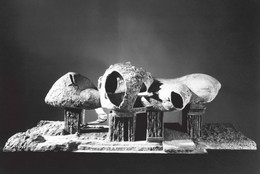 Frederick Kiesler. Endless House. Project 1950–60; model 1958. Gelatin silver print, 8 x 10" (25.4 x 20.3 cm). Department of Architecture and Design Study Center. Photo: George Barrows