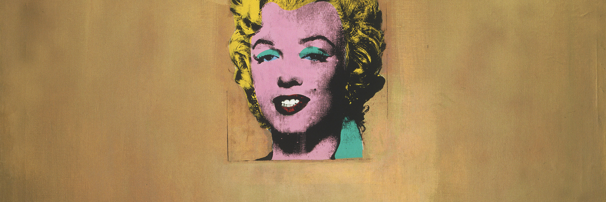 Andy Warhol. Gold Marilyn Monroe. 1962. Silkscreen ink on synthetic polymer paint on canvas, 6' 11 1/4" x 57" (211.4 x 144.7 cm). Gift of Philip Johnson. © 2010 Andy Warhol Foundation for the Visual Arts / Artists Rights Society (ARS), New York