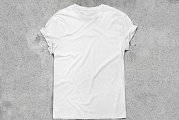 White T-shirt. Image courtesy Shutterstock/SFIO CRACHO