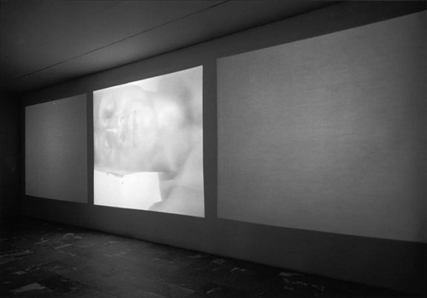 Installation view of Projects 29: Thierry Kuntzel.