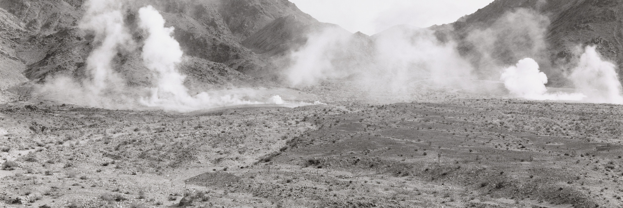An-My Lê. 29 Palms: Mortar Impact. 2003–04. Gelatin silver print, 26 1/2 × 38 1/16″ (67.3 × 96.7 cm). Robert B. Menschel Fund. © 2016 An-My Lê