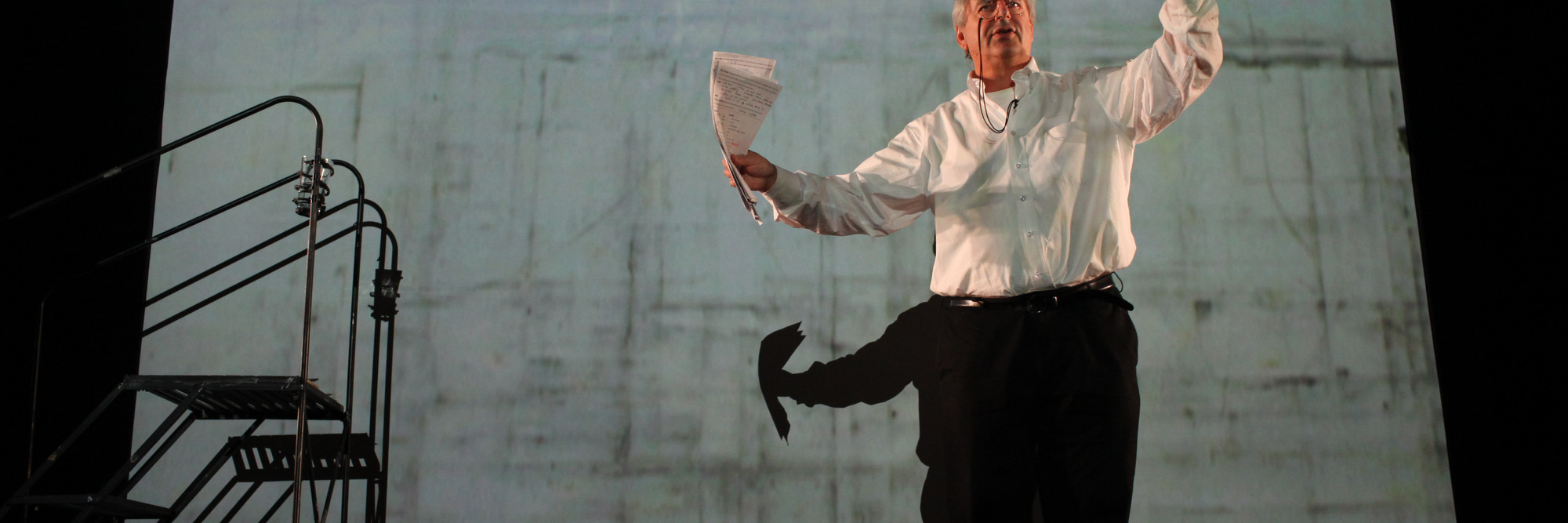 William Kentridge. I am not me, the horse is not mine. 2010. Performed at The Museum of Modern Art, 2010. © 2010 William Kentridge. Photo: Paula Court