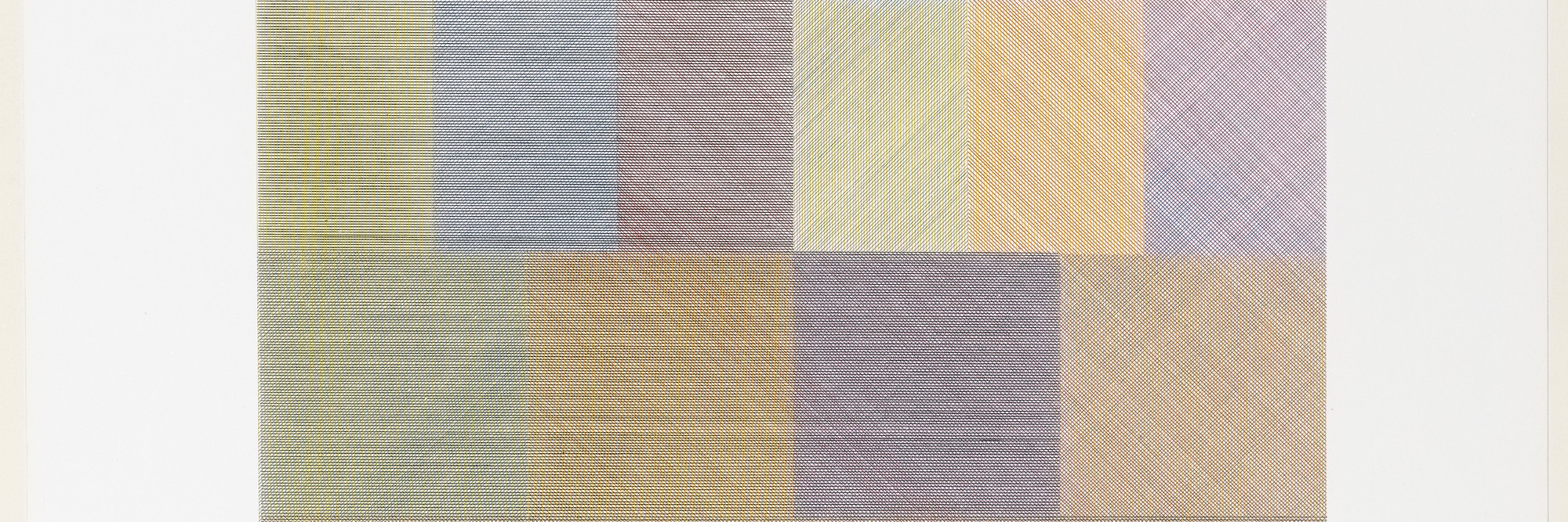 Sol LeWitt. Composite Series. 1970. One from a series of five screenprints, composition (each): 14 × 14″ (35.6 × 35.6cm); sheet (each): 20 × 20″ (50.8 × 50.8cm). Publisher: Sarah Lawrence Art Press, New York. Printer: John Campione, New York. Edition: 150. Alva Gimbel Fund. © 2016 Sol LeWitt / Artists Rights Society (ARS), New York