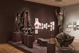 Installation view of Tim Burton at The Museum of Modern Art, New York. Photo: Thomas Griesel