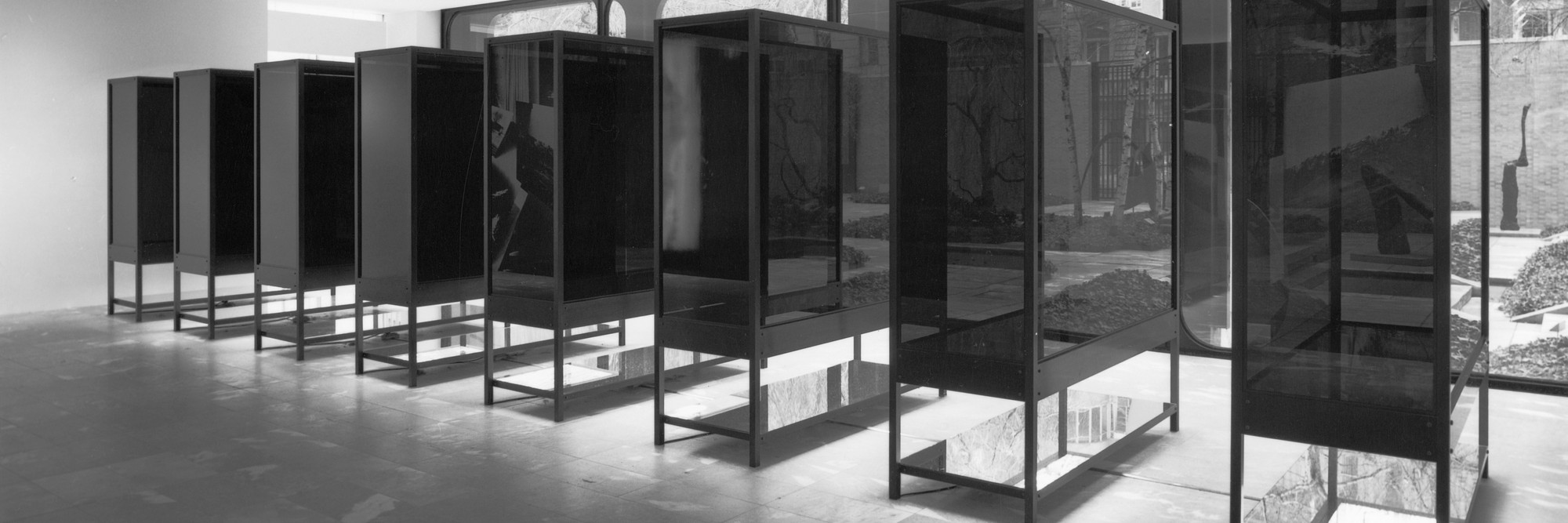 Installation view of Projects 25: Dennis Adams at The Museum of Modern Art, New York. Photo: Katherine Keller