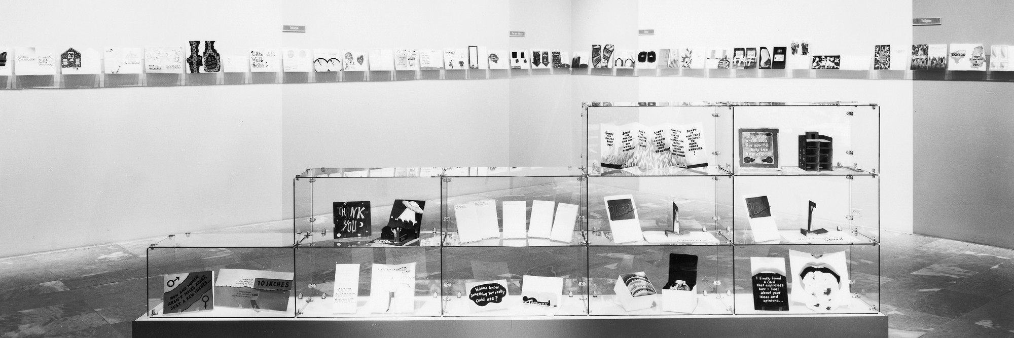 Installation view of Projects 36: Erika Rothenberg at The Museum of Modern Art, New York. Photo: Mali Olatunji
