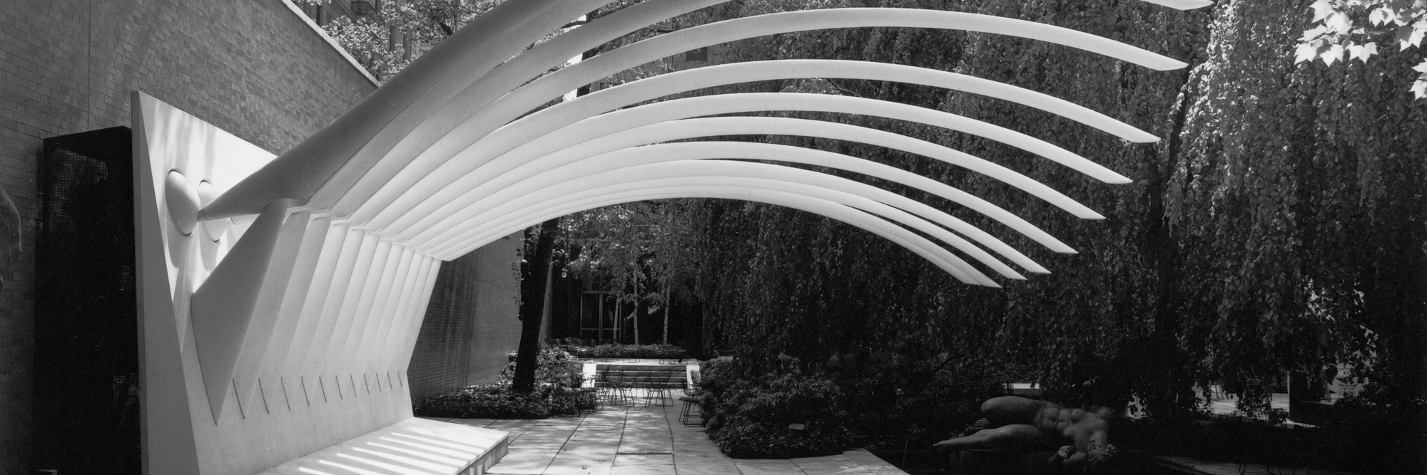 Installation view of Thresholds/Santiago Calatrava: Structure and Expression at The Museum of Modern Art, New York. Photo: Mali Olatunji