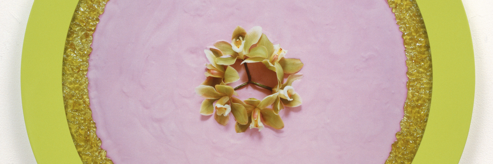 Helen Chadwick. Number 11, from the series Bad Blooms. 1992–93. Silver dye bleach print, 35 1/2 × 35 1/2″ (90.2 × 90.2 cm), round. Acquired through the generosity of Barbara Foshay and Christie Calder Salomon. © 2016 The Estate of Helen Chadwick