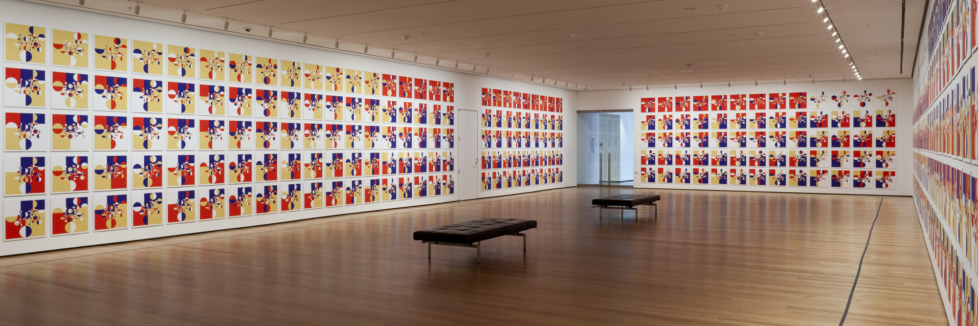 Installation view of Gabriel Orozco: Samurai Tree Invariants at The Museum of Modern Art, New York. Photo: Jonathan Muzikar