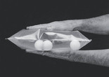 Pong balls and a plastic bag. Courtesy Associação Cultural “O Mundo de Lygia Clark,” Rio de Janeiro