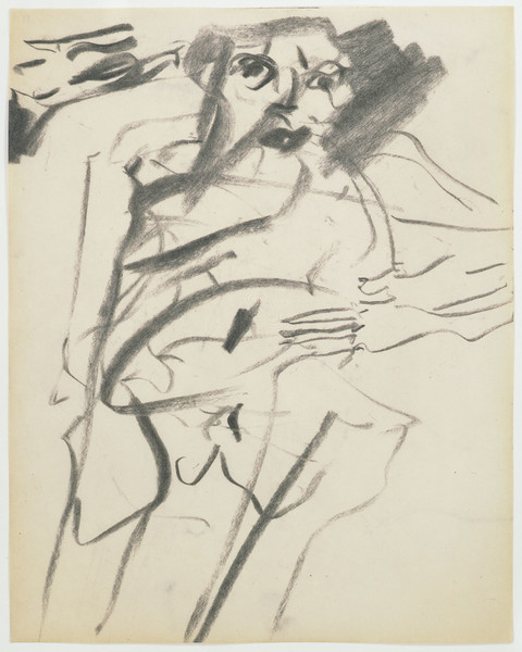 Willem de Kooning. Untitled. 1966. Charcoal on paper, 10 x 8" (25.4 x 20.3 cm). Gift of Jan Christiaan Braun in honor of Rudi Fuchs. © 2012 The Willem de Kooning Foundation/Artists Rights Society (ARS), New York