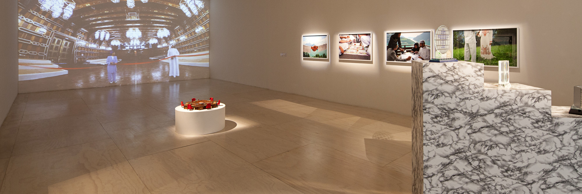 Installation view of GCC: Achievements in Retrospective at MoMA PS1, 2014. Photo: Matthew Septimus. © 2014 MoMA PS1