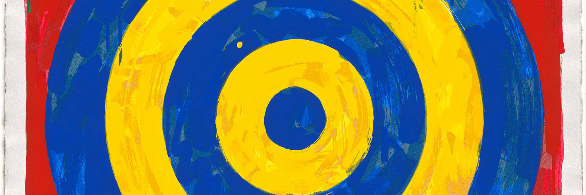 Jasper Johns. Target. 1974, Screenprint. Publisher: the artist and Simca Print Artists Inc., New York. Printer: Simca Print Artists Inc., New York. Edition: proof outside the edition of 70. © 2017 Jasper Johns/Licensed by VAGA, New York