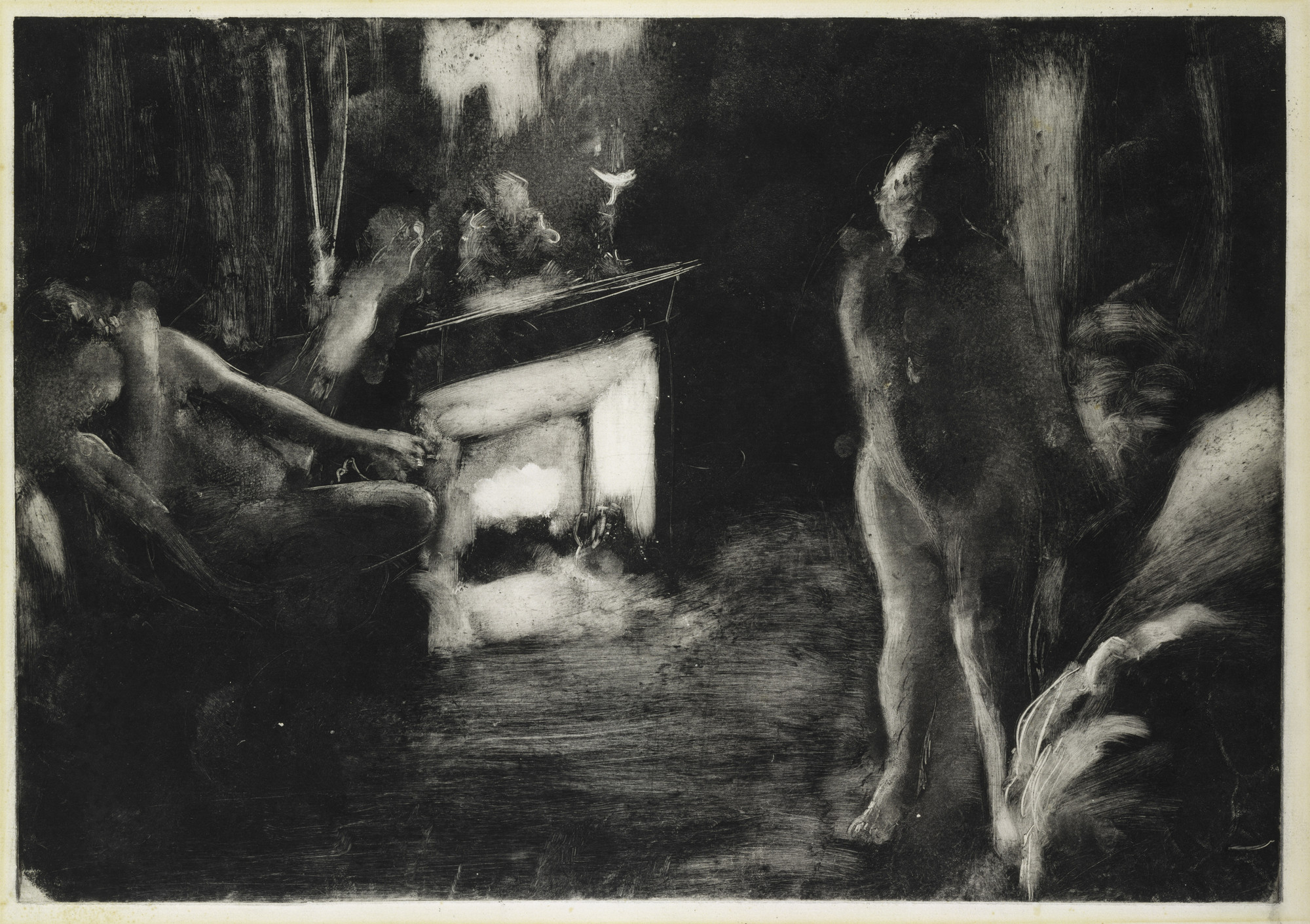 *The Fireside (Le Foyer [La Cheminée])*