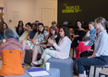 Art and Practice with Cecilia Vicuña, June 28, 2017, The Museum of Modern Art. Photo: Beatriz Meseguer/onwhitewall.com. © 2017 The Museum of Modern Art, New York