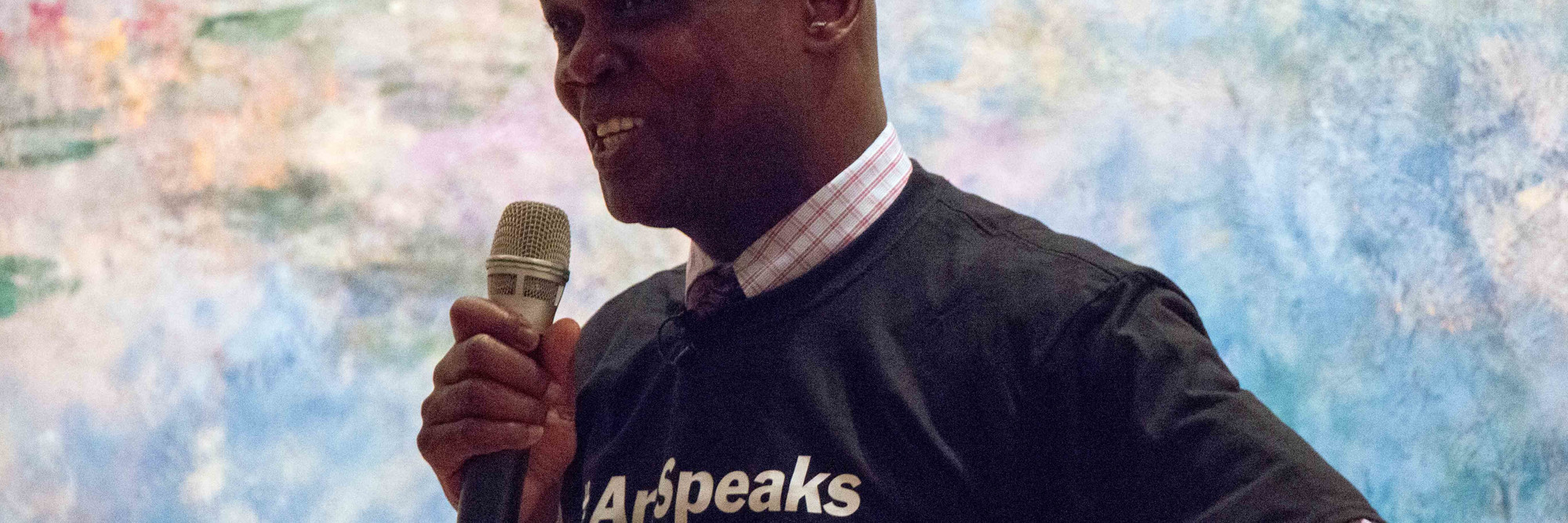 Artspeaks with Tunji Adeniji, Director of Facilities and Safety, April 25, 2017, The Museum of Modern Art. Photo: Manuel Martagon. © 2017 The Museum of Modern Art, New York