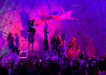 The Sixth Annual MoMA PS1 Halloween Ball with Susanne Bartsch: PS2001 Space Oddity on October 28, 2017. Presented at MoMA PS1 as part of VW Sunday Sessions 2017-2018. Photograph: Charles Roussel.