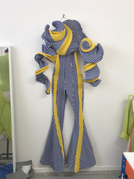 Richard Malone (Irish, born 1990). Richard Malone (Ireland, founded 2015). Jumpsuit Specimen, 2017. Recycled acrylic knit and plastic boning. Commissioned for Items: Is Fashion Modern? Image courtesy the designer