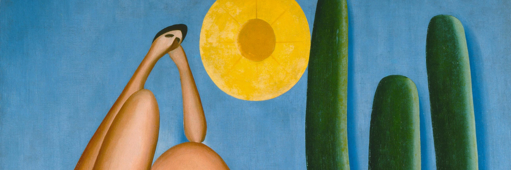 Tarsila do Amaral. Abaporu. 1928. Oil on canvas, 33 7/16 x 28 3/4" (85 x 73 cm). Collection MALBA, Museo de Arte Latinoamericano de Buenos Aires. © Tarsila do Amaral Licenciamentos