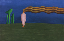 Tarsila do Amaral. Composição (Figura só) (Composition [Lonely Figure]), 1930. Oil on canvas, 32 11/16 x 50 13/16 in. (83 x 129 cm). São Fernando Institute Collection, Rio de Janeiro.