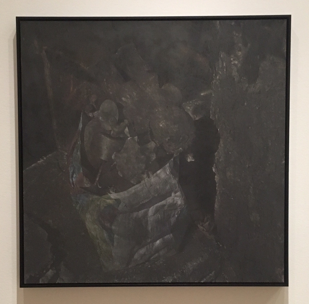 Harold Mendez. _At the edge of the Necrópolis_. 2017. Pigmented inkjet print with graphite, 30 × 30" (76.2 × 76.2 cm). Courtesy the artist and Patron Gallery, Chicago. © 2018 Harold Mendez