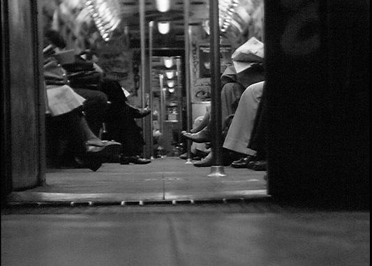 _Workers Leaving the Factory (after Lumière)_. Director: Ernie Gehr. 2004. 16mm film (black and white, silent) 12 min.
Production: USA. Purchase from the Artist
