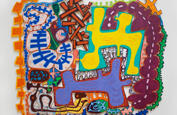 Elizabeth Murray. Do the Dance 2005. Oil on canvas on wood. 9' 5" x 11' 3" x 1 1/2" (287 x 342.9 x 3.8 cm). Gift of Jo Carole and Ronald S. Lauder, Agnes Gund, and Arne Glimcher