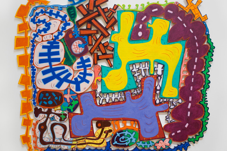 Elizabeth Murray. Do the Dance 2005. Oil on canvas on wood. 9' 5" x 11' 3" x 1 1/2" (287 x 342.9 x 3.8 cm). Gift of Jo Carole and Ronald S. Lauder, Agnes Gund, and Arne Glimcher