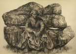 Charles White (American, 1918–1979). General Moses (Harriet Tubman). 1965. Ink on paper, 47 × 68" (119.4 × 172.7 cm). Private collection. © The Charles White Archives/ Courtesy of Swann Auction Galleries