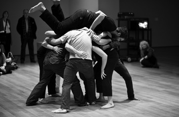 Simone Forti. Huddle, 1961. Performance. 10 min. Committee on Media and Performance Art Funds. © 2018 The Museum of Modern Art, New York. Performed in Performance 2: Simone Forti, The Museum of Modern Art, New York, March 7–8, 2009. Digital image © 2018 Yi-Chun Wu/The Museum of Modern Art, New York