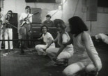 Still from Deborah Hay. ten (1968), performed at Galleria L’Attico, Festival Di Danza Volo Musica Dinamite, 1969. Film by Francesco degli Espinosa. 16mm film transferred to video (black and white, sound). Courtesy of Trisha Brown Archive