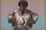 Charles White. Sound of Silence. 1978. Lithograph, 25 1/8 x 35 5/16" (63.8 x 89.7 cm). The Art Institute of Chicago, Margaret Fisher Fund. © The Charles White Archives/ © The Art Institute of Chicago
