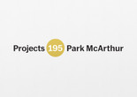 Park McArthur. Is this an investment, pied-à-terre, or primary residence? 2018. Paint on wall; altered Museum of Modern Art Projects logo scaled to gallery dimensions. Edition: 3 + 1 AP. Courtesy the artist and ESSEX STREET gallery