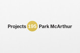 Park McArthur. Is this an investment, pied-à-terre, or primary residence? 2018. Paint on wall; altered Museum of Modern Art Projects logo scaled to gallery dimensions, 37' 5 3/8" × 24 7/8" (1141.4 × 63.2 cm) as installed at MoMA. Edition of 3 + 1 Artist's Proof. Courtesy the artist and ESSEX STREET, New York