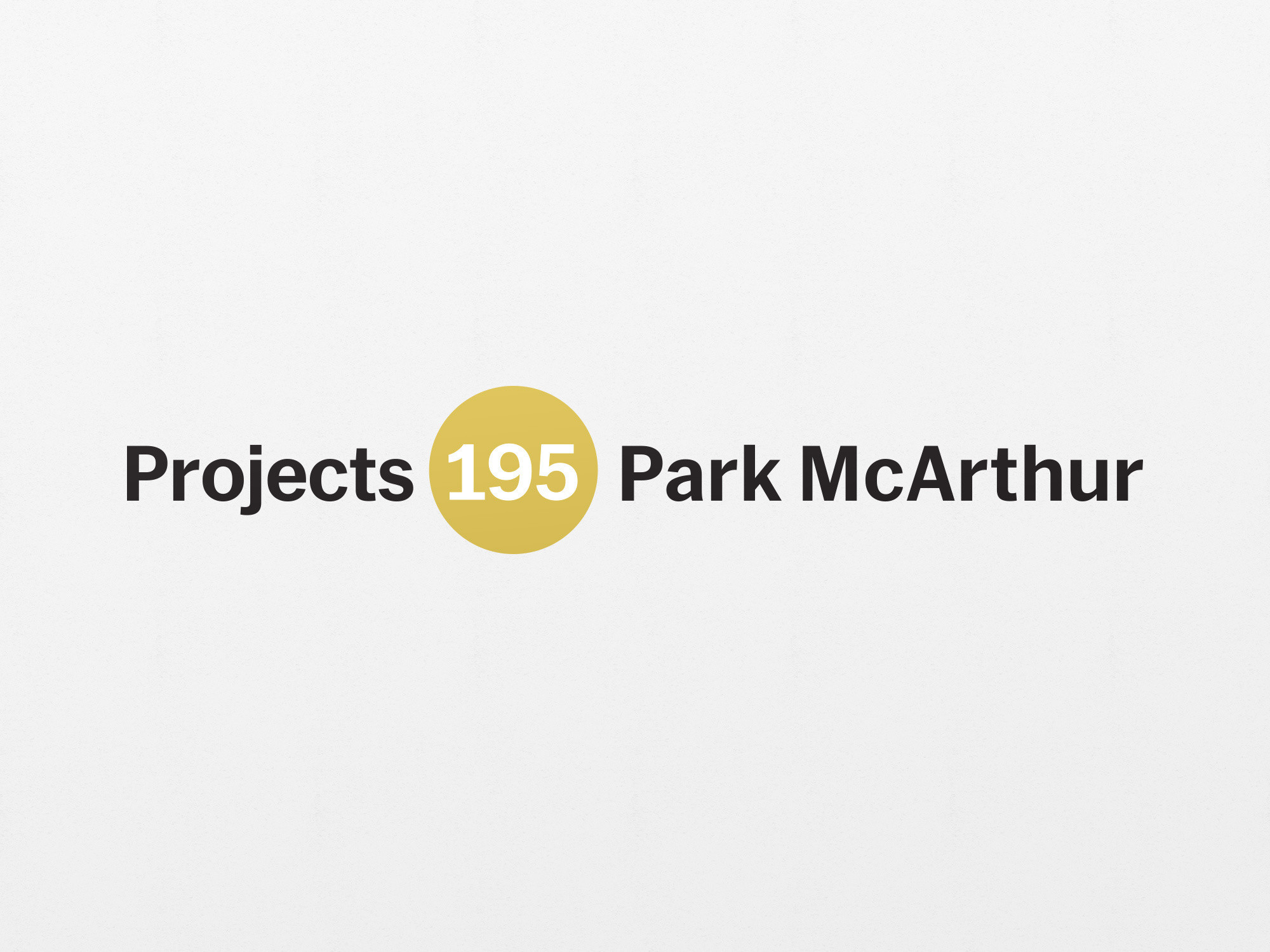Park McArthur. _Is this an investment, pied-à-terre, or primary residence?_ 2018. Paint on wall; altered Museum of Modern Art Projects logo scaled to gallery dimensions, 37' 5 3/8" × 24 7/8" (1141.4 × 63.2 cm) as installed at MoMA. Edition of 3 + 1 Artist's Proof. Courtesy the artist and ESSEX STREET, New York

