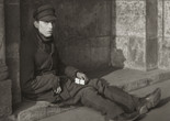August Sander. Match-seller. 1927. Gelatin silver print. 10 3/16 x 7 3/8" (25.8 x 18.7 cm). Acquired through the generosity of the family of August Sander. © 2018 Die Photographische Sammlung / SK Stiftung Kultur - August Sander Archiv, Cologne / ARS, NY