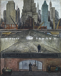 Fresco on metal framework
94 1/8 x 74 3/8" (239.1 x 188.9 cm)
Museo Dolores Olmedo Patiño, Mexico