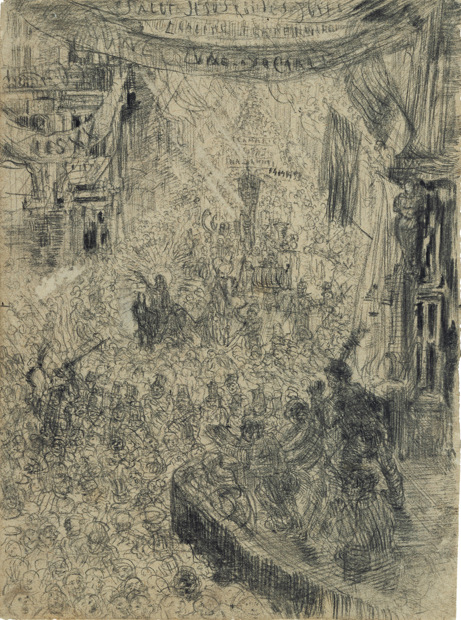 James Ensor. The Lively and Radiant: The Entry of Christ into
Jerusalem