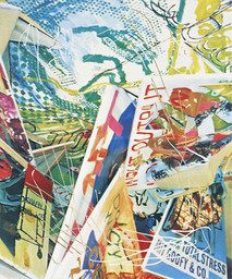 Martin Kippenberger. Content on Tour (Inhalt auf Reisen). 1992. Screenprint mounted on plywood, with unique alterations by the artist, 70 7/8 x 59" (180 x 150 cm). Publisher and printer: Edition Artelier, Graz, Austria. Edition: 3 this size; 5 for three smaller sizes. Collection Estate Martin Kippenberger, Galerie Gisela Capitain, Cologne. © Estate Martin Kippenberger, Galerie Gisela Capitain, Cologne. Photograph: Lothar Schnepf, Cologne
