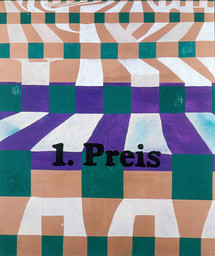 Martin Kippenberger. 1st Prize (1. Preis), 1987. Oil and acrylic on canvas, 70 7/8 x 59 1/16 in. Private collection, New York. © Estate Martin Kippenberger, Galerie Gisela Capitain, Cologne