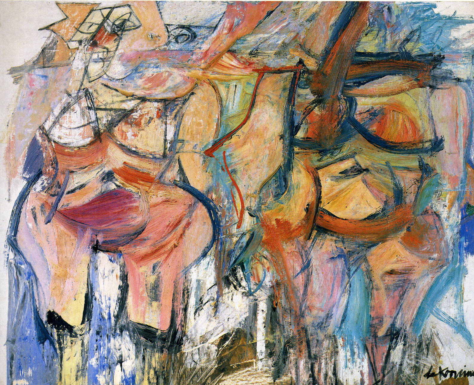 Oil and charcoal on canvas  
40x 50" (101.6 x 127 cm)  
Private Collection  
© 2011 The Willem de Kooning Foundation / Artists Rights Society (ARS), New York