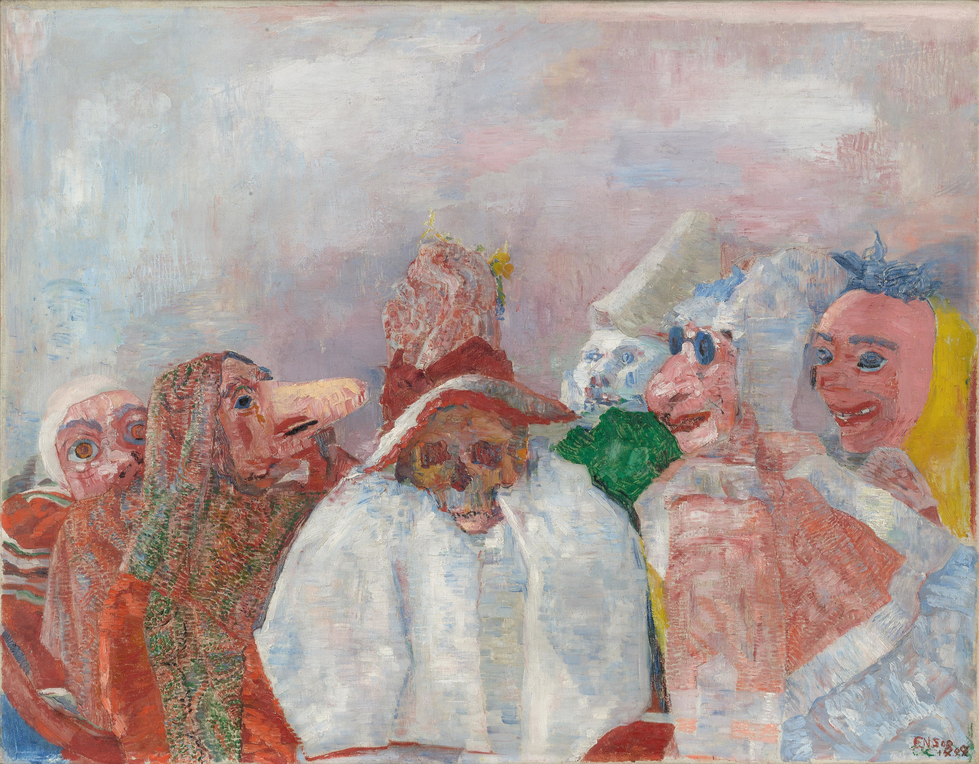 James Ensor. Masks Confronting Death