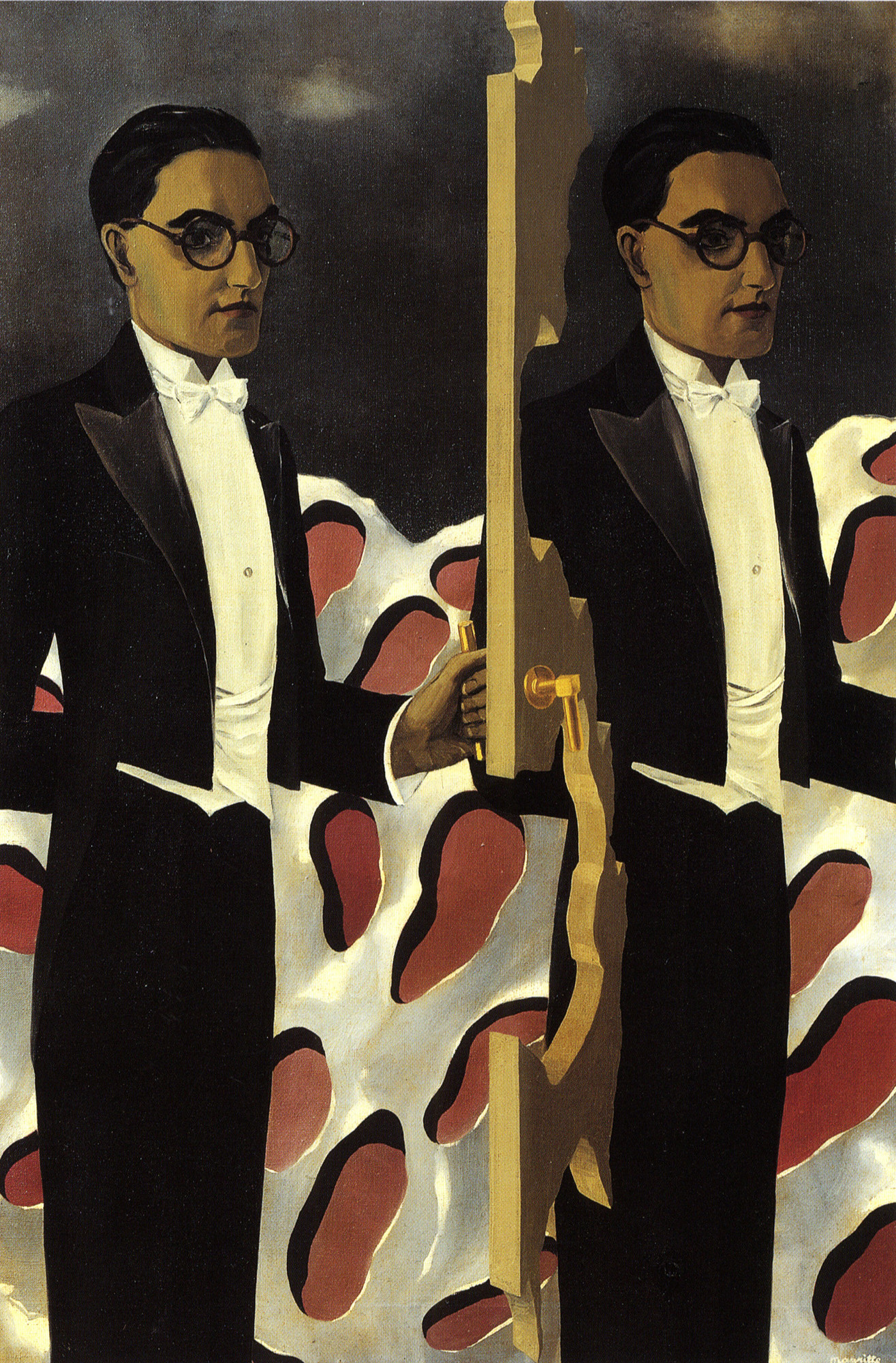 René Magritte. _Portrait of Paul Nougé._ 1927