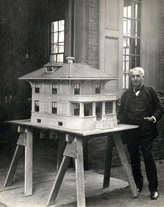 Thomas Alva Edison. Single Pour Concrete System. 1906–19 (realized); 1908 (model).